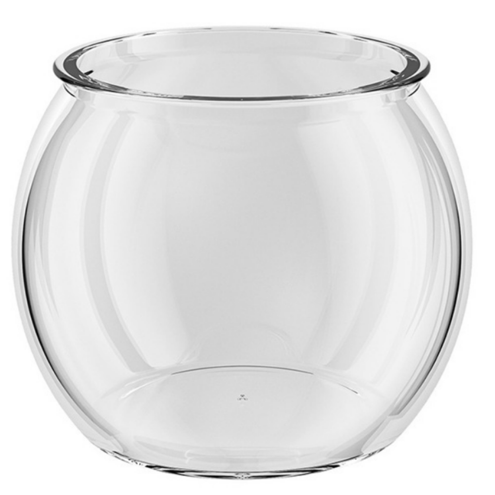 ZENDO12 Nhựa Bát cá tròn Bát cá vàng Siêu rõ Bể cá để bàn Di động Trang trí Bể ngắm cá Trang trí để bàn - 4