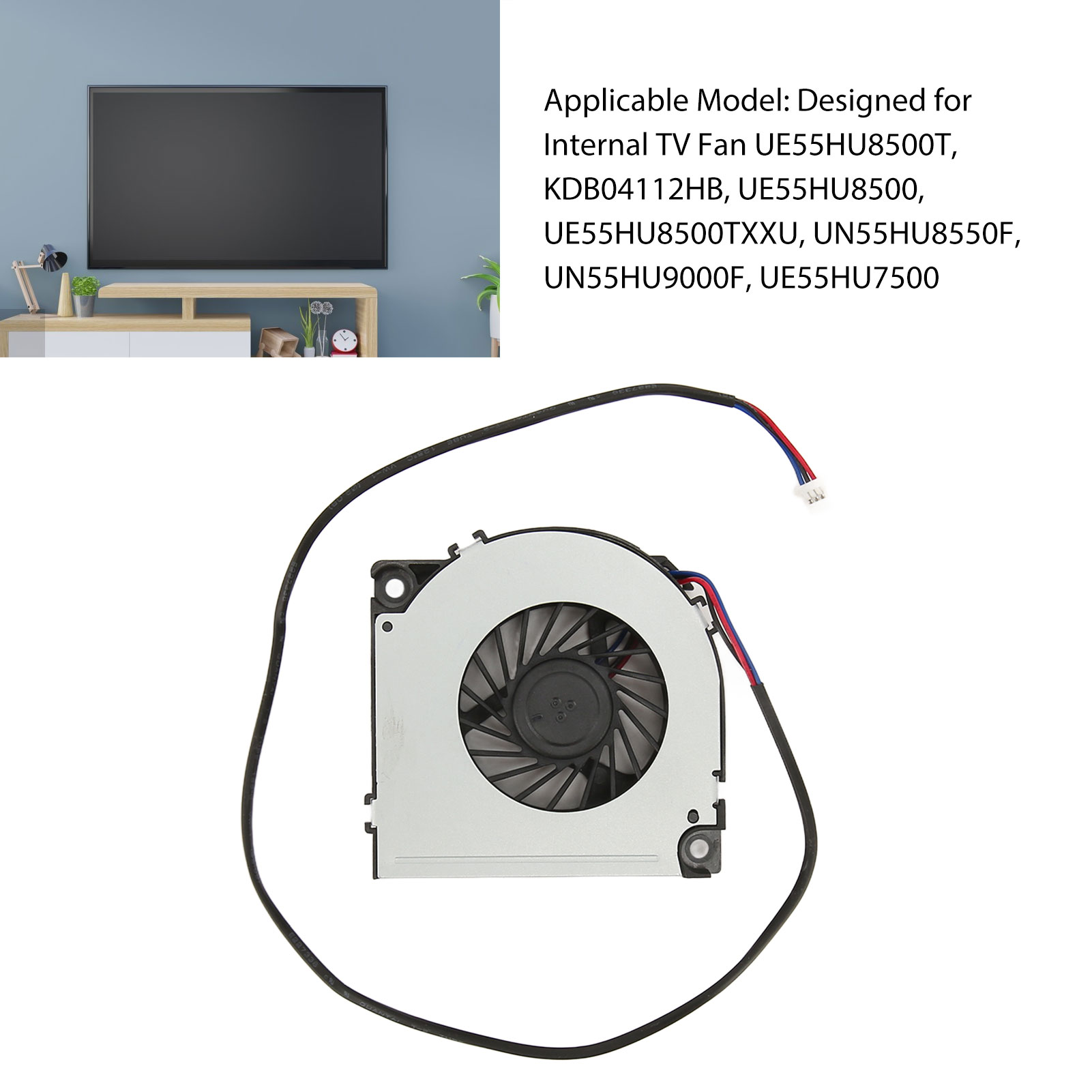Garosa Diyeeni cho Delta KDB04112HB 12V Quạt làm mát CPU 3Pin cho quạt bên trong TV UE55HU8500T KDB04112HB UE55HU8500 UE55HU8500TXXU UN55HU8550F UN55HU9000F UE55HU7500 Giá 158,000 Đồng*Miễn phí vận chuyển