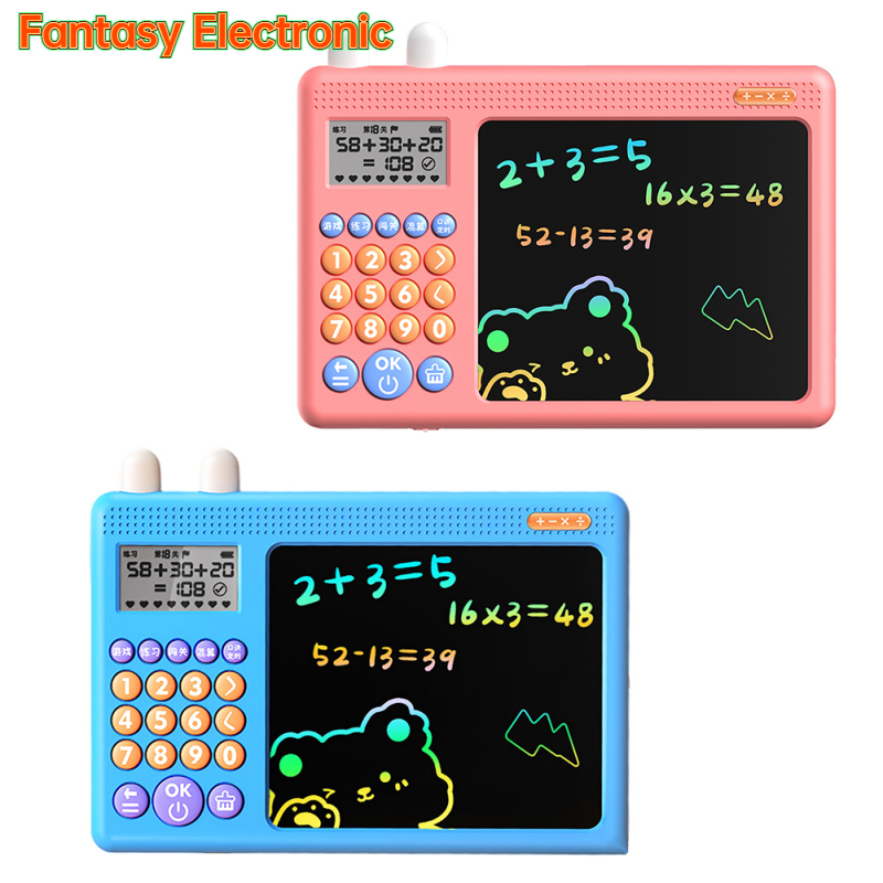 LCD Writing Tablet For Kids Reusable Oral Calculation Handwriting Board