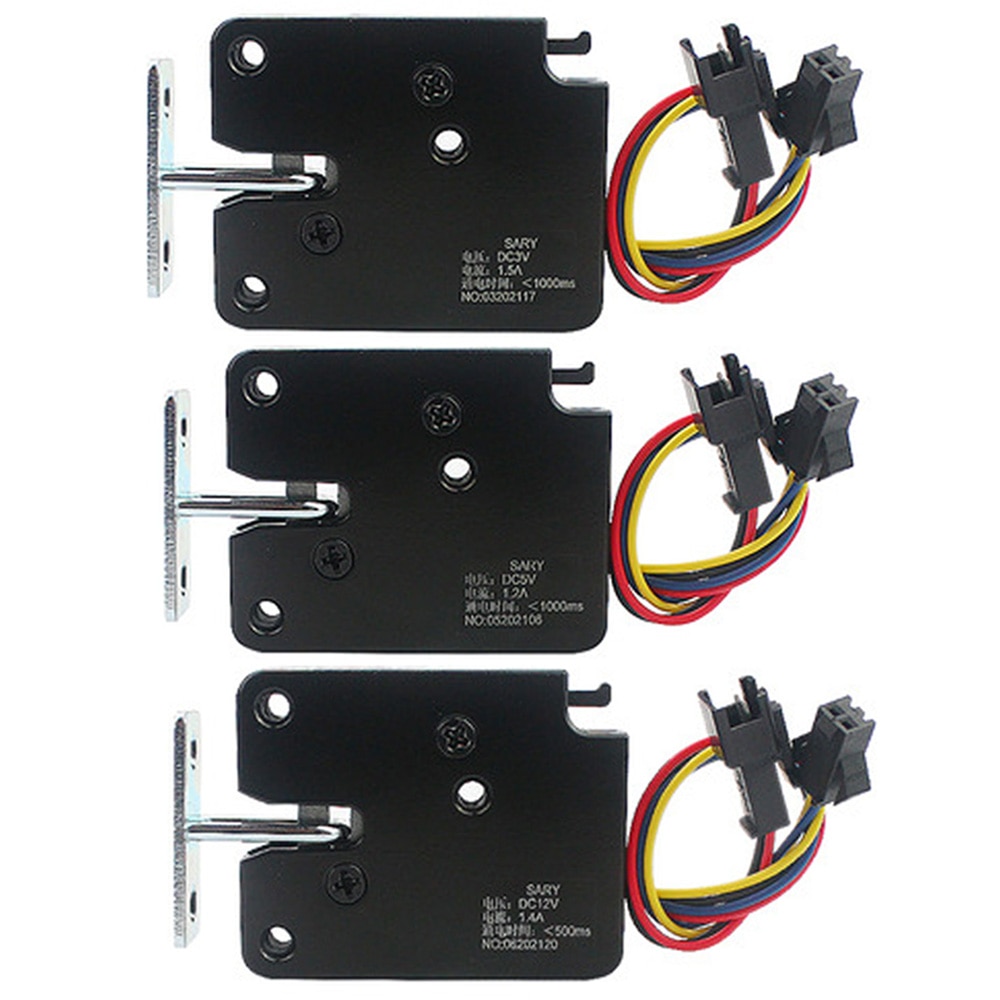 【Trending Now】 Dc 3v 5v 12v Small Electric Control Lock Locker Doo Lock Electronic Lock Unmanned Vending Machine Lock Locker Electric Lock