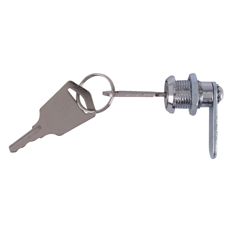 Cam Lock Desk Drawer Lock 16MM + 2 Keys for Arcade Cupboard Mailbox File Cabinet