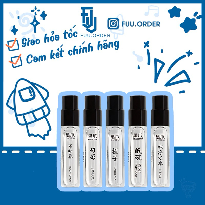 [2ml Fullbox] Vial/ Mẫu thử nước hoa Hắc Trảo/ Black Paw