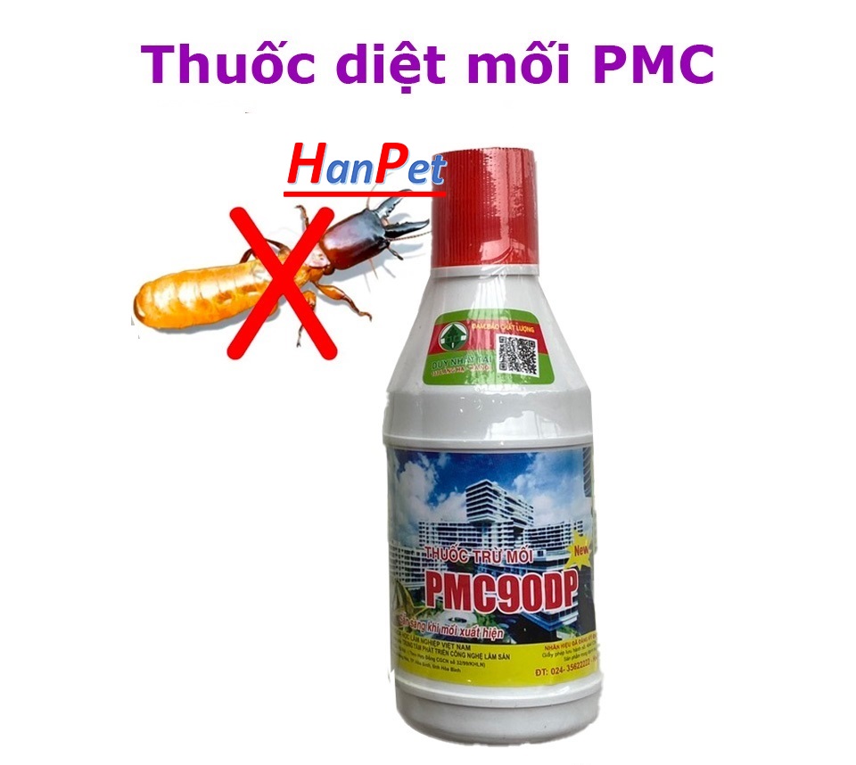Hanpet - (combo 2 lọ PMC90) Thuốc diệt mối dạng bột xịt PMC 90 - mỗi lọ 100gr (Chưa bao gồm hộp nhử mối)