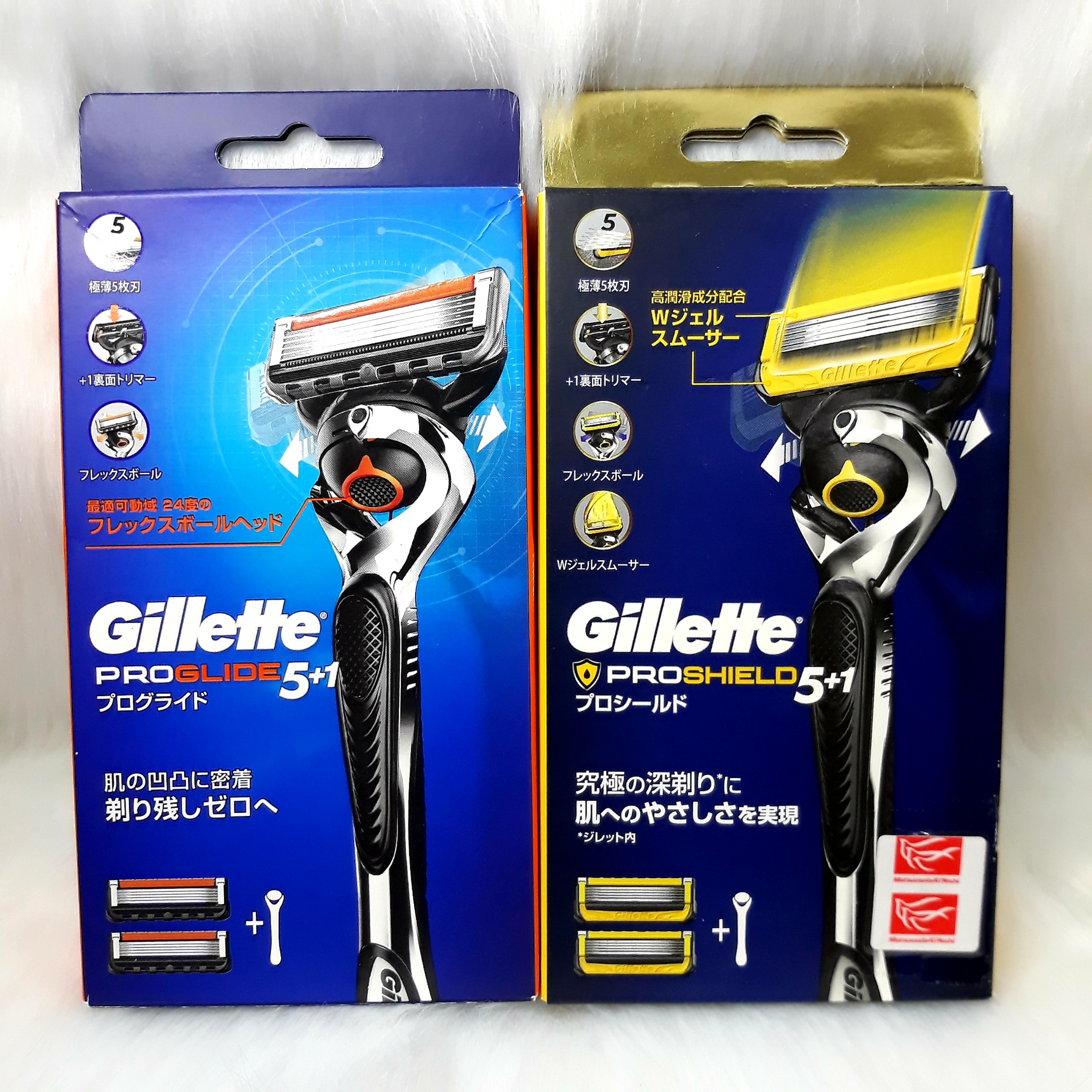 Bàn cạo râu Cao Cấp Gillette Fusion 5+1 Proshield 5+1 cộng 2 đầu thay thế