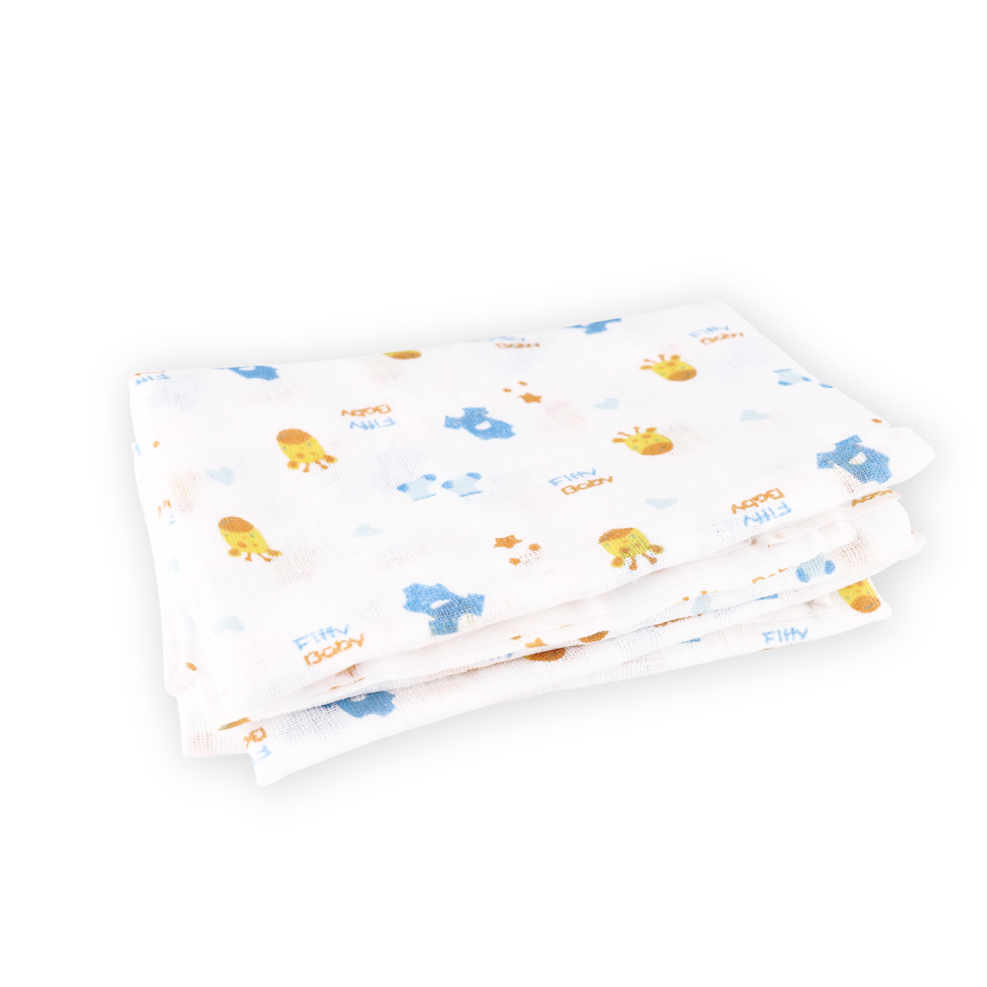 FIFFY BABY NAPKIN PRINTED 76 X 76CM (10S) LAMPIN BAYI (98-894)