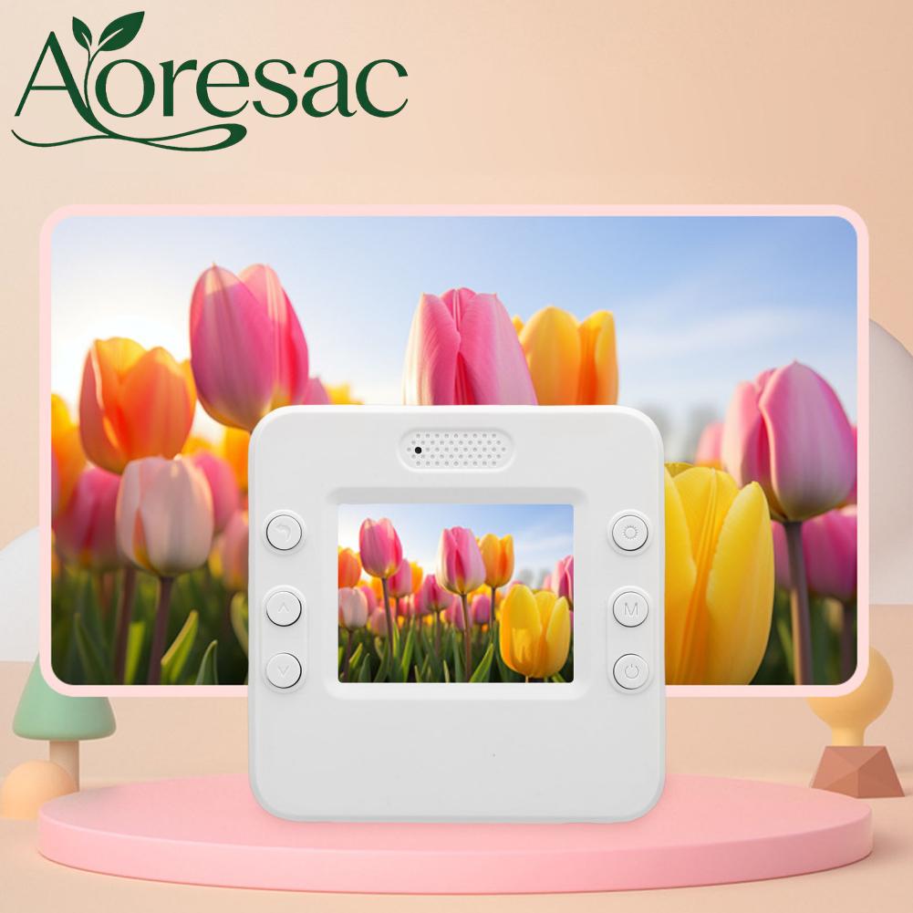 Aoresac กล้องพิมพ์ด่วนสีขาวหน้าจอ 2.4 นิ้ว 16X ซูม 1080P กล้องดิจิตอลพร้อมกระดาษพิมพ์สำหรับปัจจุบัน ราคา 1,385 บาท*ส่งฟรี