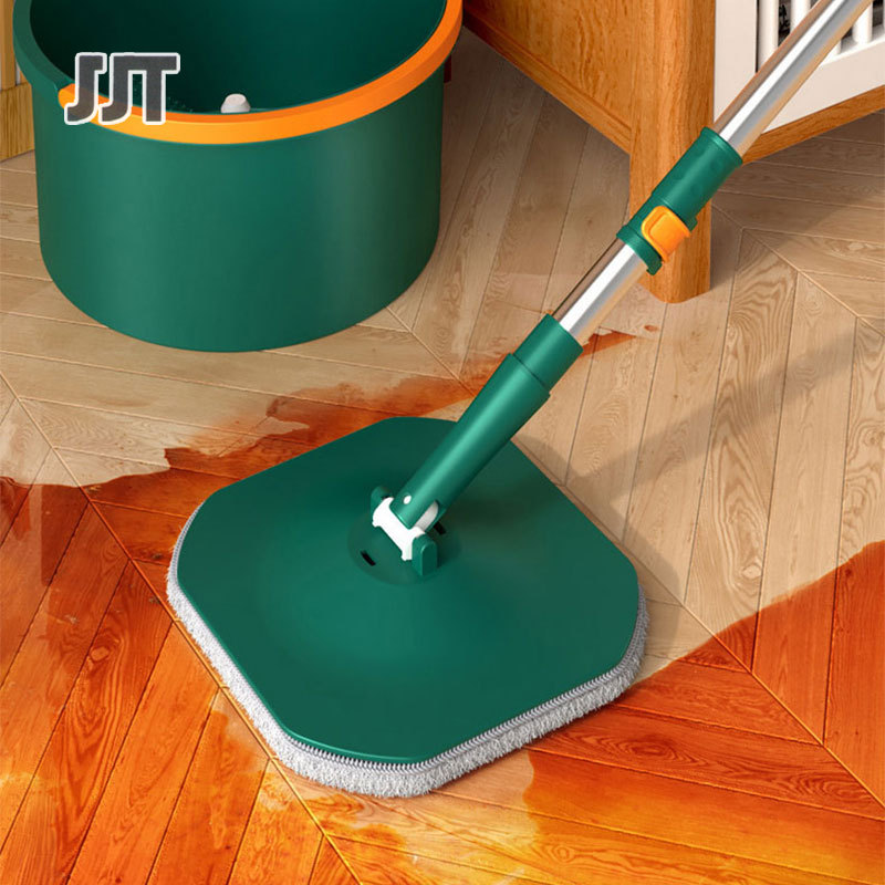 mop Household mop set autorotation Hands-free mop absorb water Flat mop Mop ราคา 486 บาท*ส่งฟรี