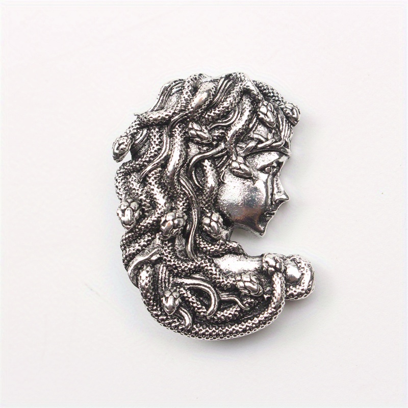 Mới cổ điển sáng tạo Medusa Trâm cá nhân quần áo pin phụ kiện Corsage