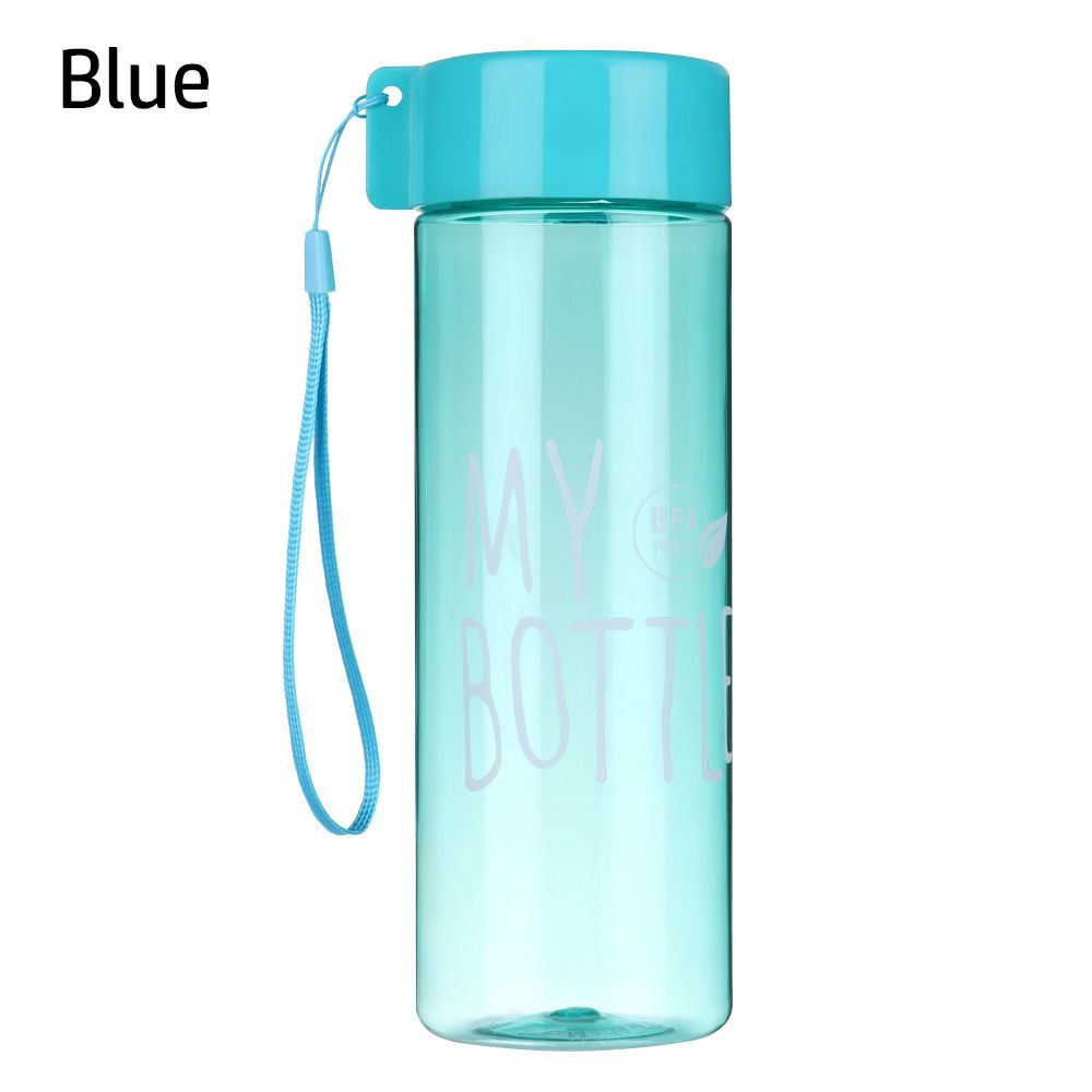 ANGRU4598 500ML Mùa hè Nhựa Công Suất lớn Uống Cup Thể thao Dưới Nước Chai Trong suốt Cà Phê Cốc Nước Trái Cây - 7