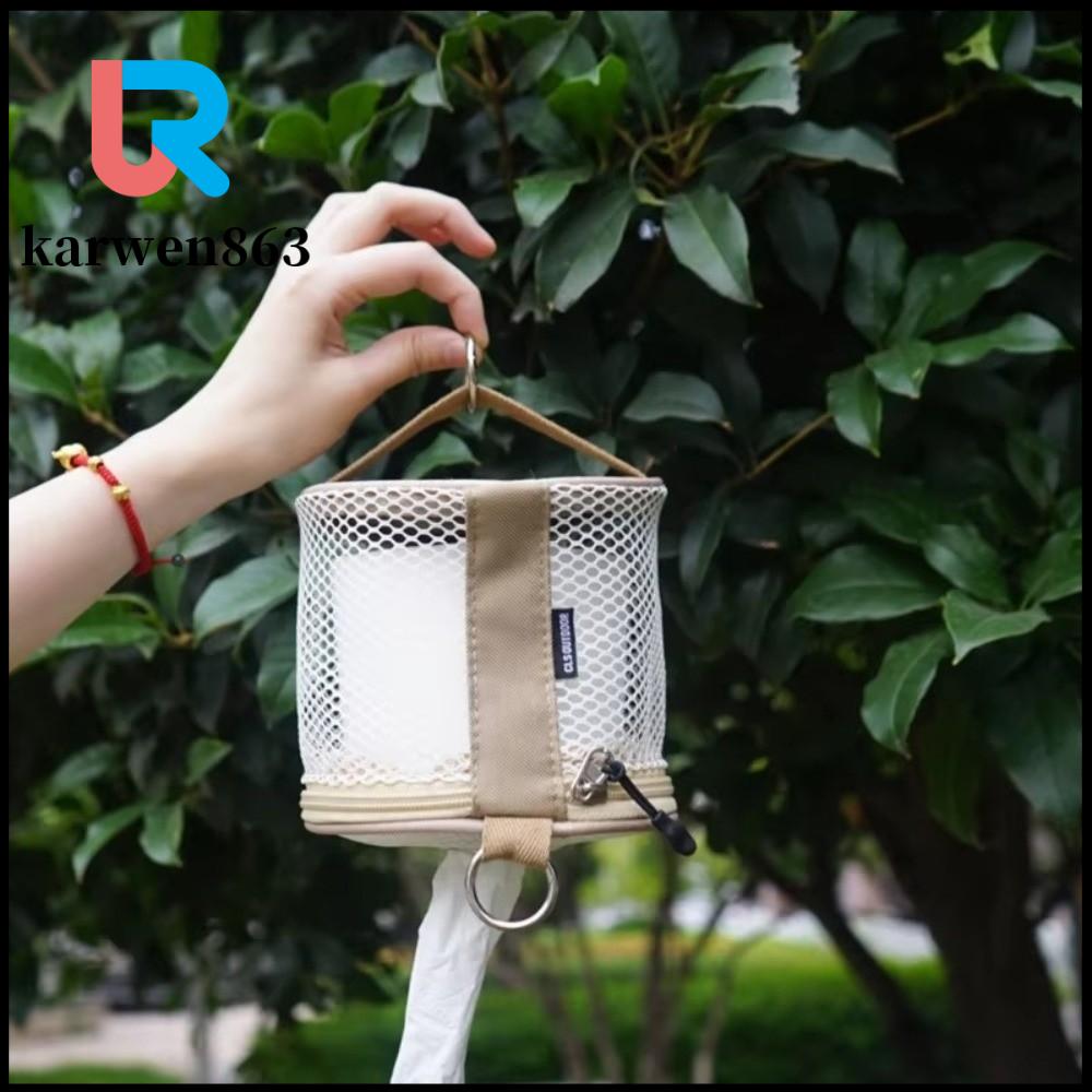 KARWEN863 ​ ​ Chống thấm nước Hộp khăn giấy cắm trại ​ ​ Có móc ​ ​ ​ ​ Kho lưu trữ giấy cuộn ​ ​ ​ ​ Giá đỡ khăn giấy ngoài trời ​ ​ ​ ​ Kho lưu trữ chống bụi ​ ​ ​ ​ Dễ dàng làm sạch ​ ​ ​ ​ Phụ kiện cắm trại ​ ​ Cắm trại hoang dã ​ ​