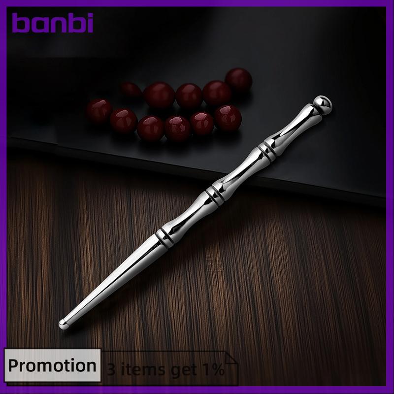 banbi Thép không gỉ Hướng dẫn sử dụng bút châm cứu sâu nhấn điểm massager công cụ cho cơ thể thư giãn massage cứu trợ điều trị đau thanh