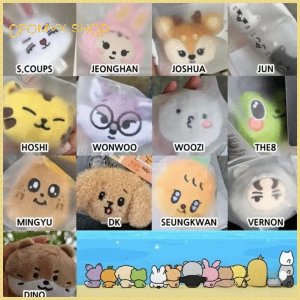 Seventeen Miniteen Plush Keyring & Face Cushion - Kpop Idol