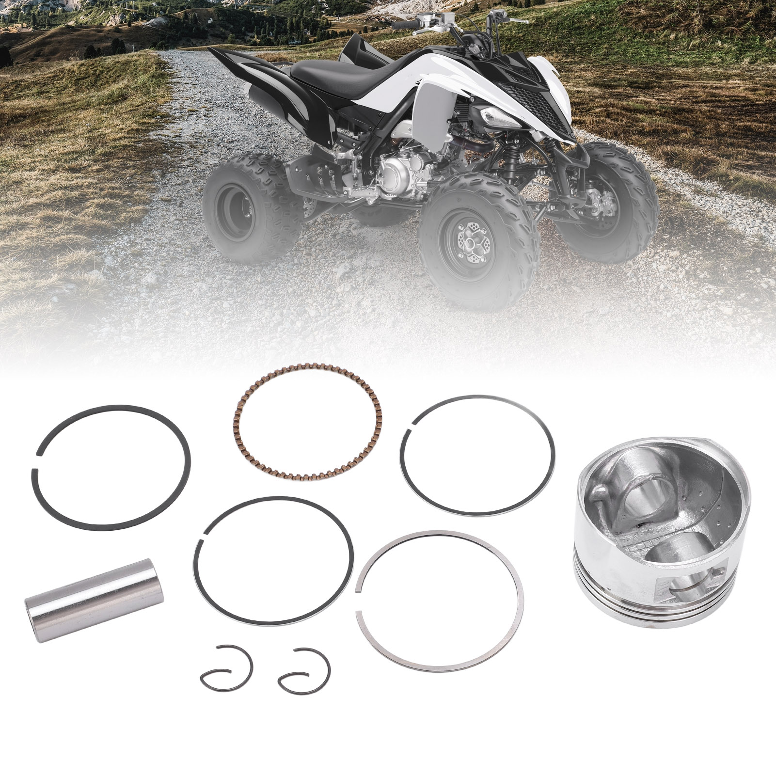 Động cơ Piston Gasket rustproof độ tin cậy cao điện trở nhiệt Piston lắp ráp cho GY6 ‑ 125 Go-Kart Xe tay ga ATV UTV xe máy