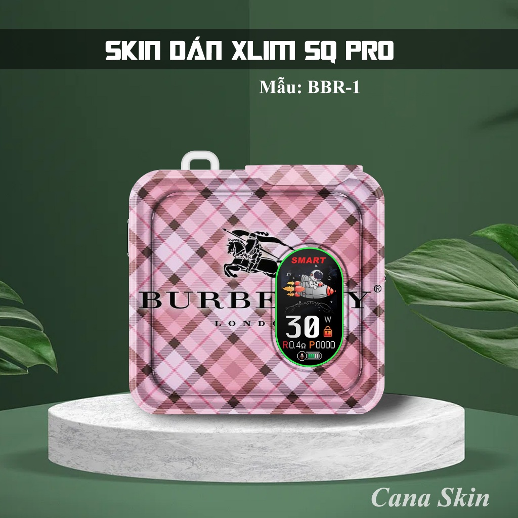 Miếng dán skin in hình BBR 2 cho Xlim sq pro v2  favo  feelin  riil x ...in hình theo yêu cầu