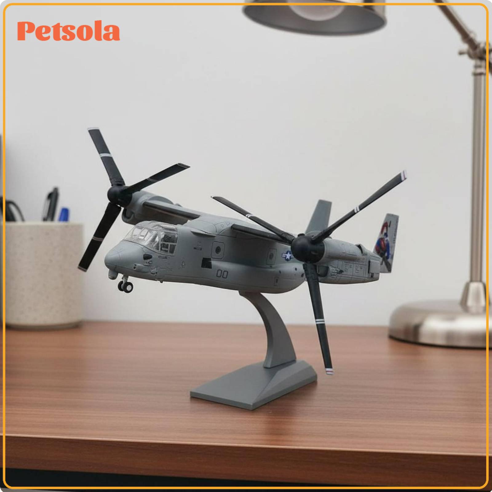 โมเดลฟิกเกอร์ ของสะสม PETSOLA เครื่องบิน Diecast Convertiplane เครื่องบิน 1 72 Scale พร้อมใบพัดหมุนสำหรับคอลเลกชันคนรักการบิน ราคา 4,604 บาท*ส่งฟรี