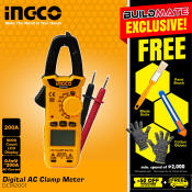 Ingco Digital AC Clamp Meter - DCM2001