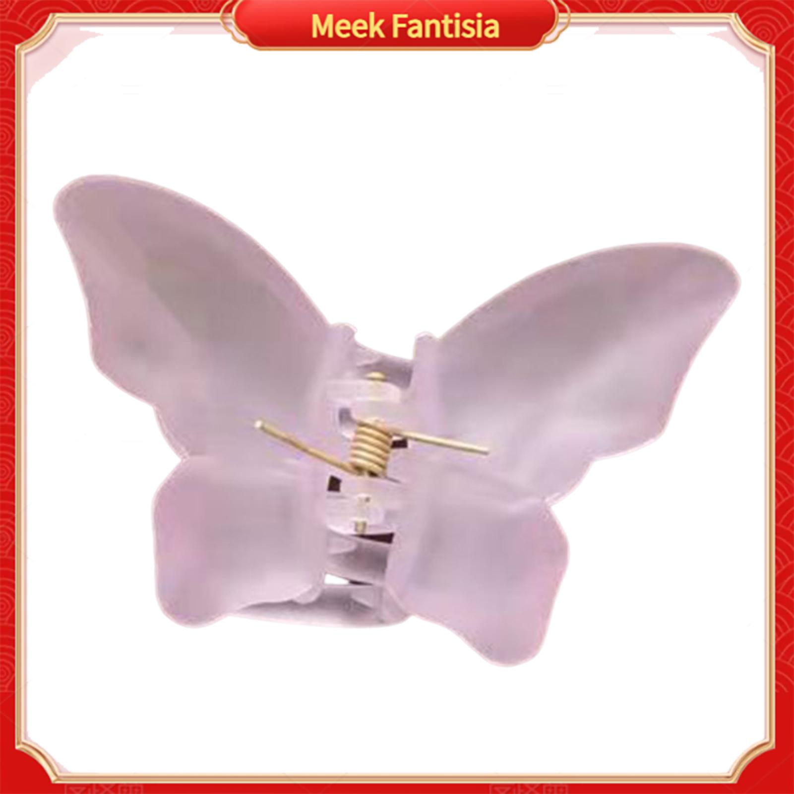 Meek fantisia thời trang tóc Claw thanh lịch chéo răng hình con bướm Thiết kế kẹp tóc phụ kiện tóc hợp thời trang kẹp tóc