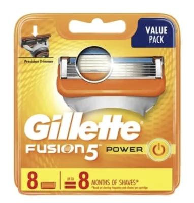 Gillette Fusion Power Cartridges (Pack of 8)