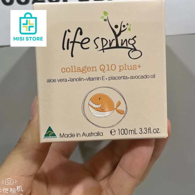 KEM nhɑu thai cừu LifeSpring Collagen Q10 Plus, Giúp Mờ Thâm ƞám 100ml (Kem Bôi  Q10)