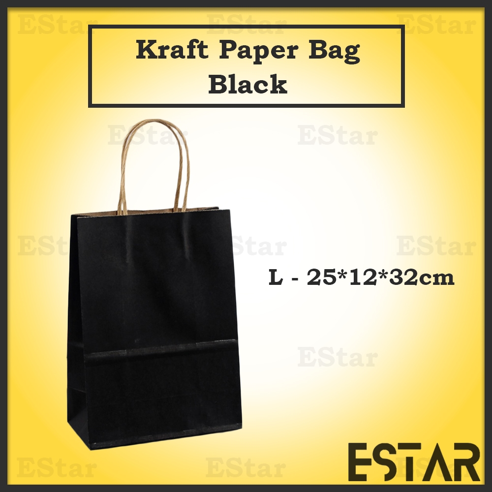 Large Colourful Paper Bag Shopping Bag Gift Bag Retail Bag Wedding Birthday (KB00B)