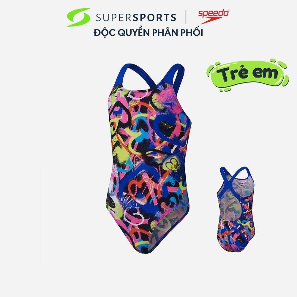 SPEEDO Đồ bơi một mảnh bé gái Pt Alv Pwrbck Jf 8-00373416636