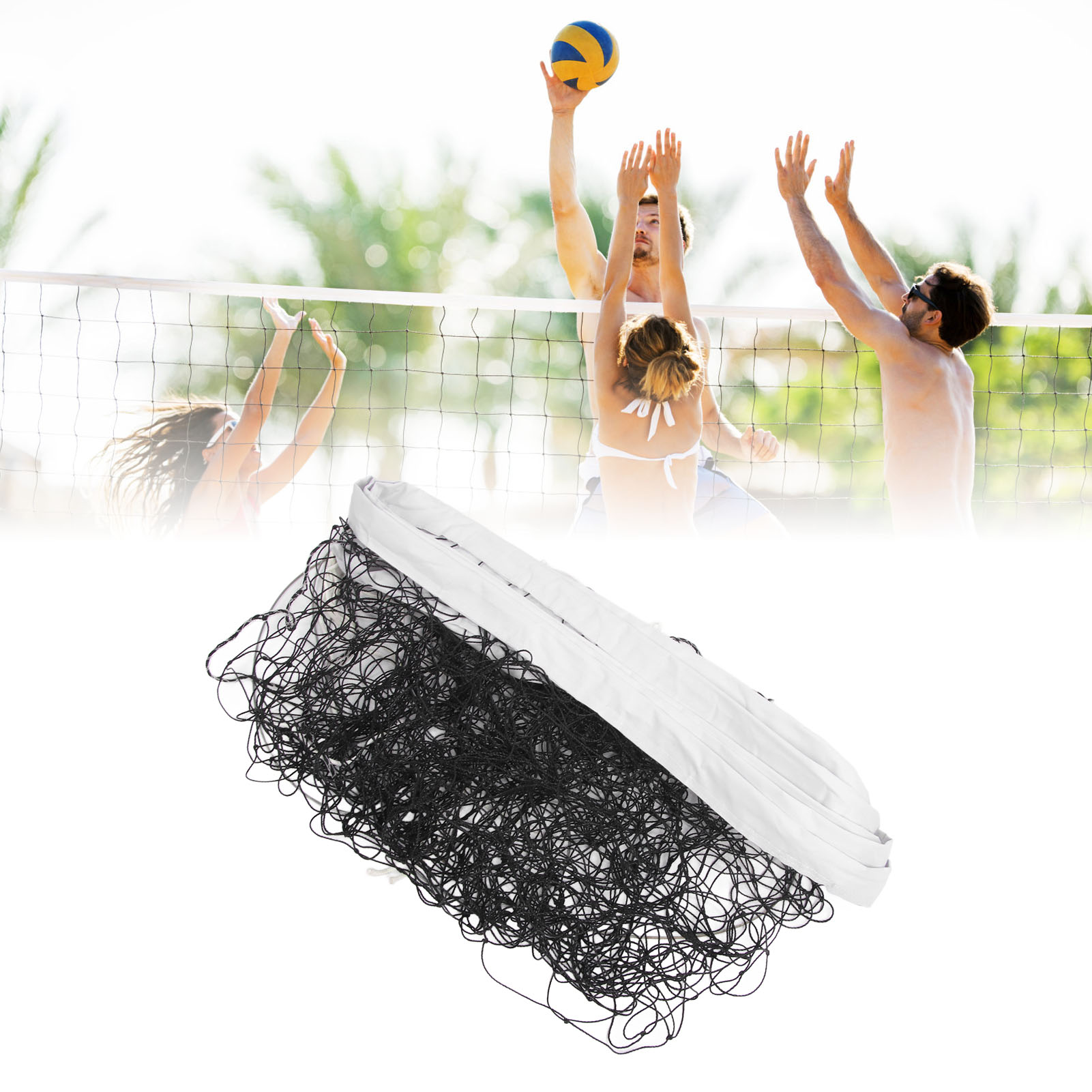 Lưới bóng chuyền chuyên nghiệp Lưới bóng chuyền không thấm nước phù hợp với đồng phục tập luyện lưới cho sân sau