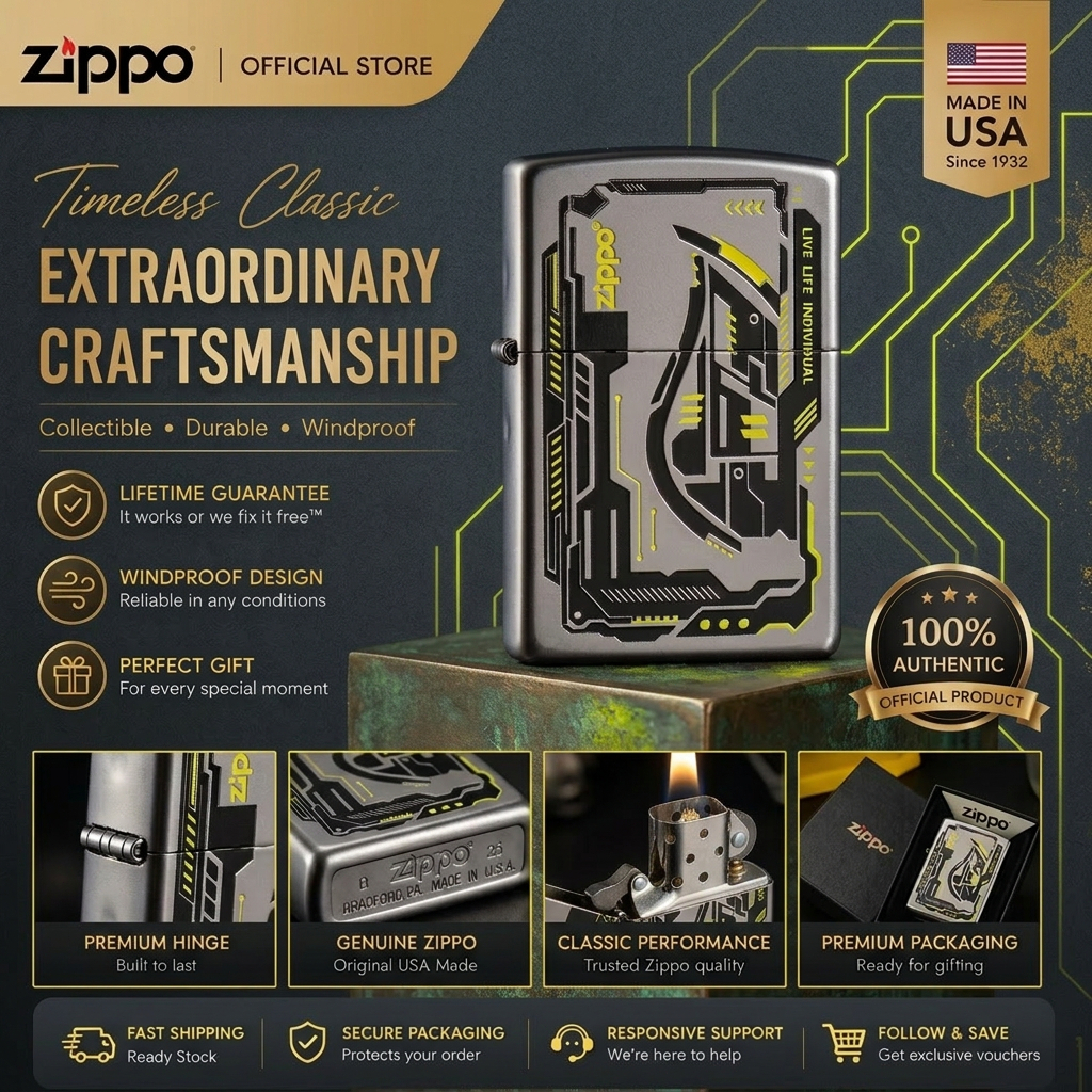 Zippo Authentic "Energy Vessel" Windproof Lighter, Zcbec-175 ราคา 2,327 บาท*ส่งฟรี