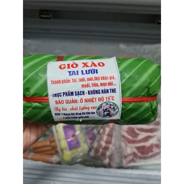 Giò xào tai lưỡi, giò thủ 1kg