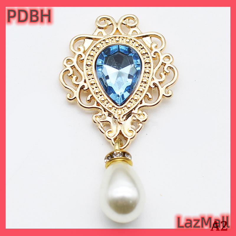 Flash Sale Mặt dây chuyền ngọc trai kim loại phẳng trang trí thời trang tuyệt đẹp lời mời đám cưới kỳ nghỉ Phụ kiện sáng tạo