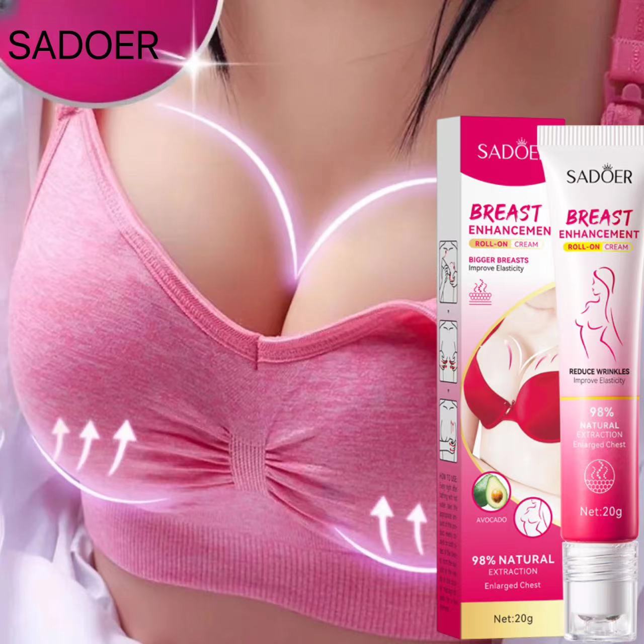 SADOER pembesar payudara yg cepat Breast cream meningkatkan rasa percaya diri Memecahkan masalah ...