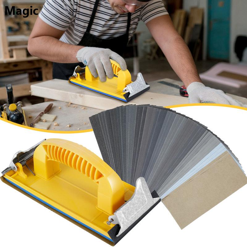 49pcs hình chữ nhật giấy nhám 120-7000 Grit đa chức năng Tấm chà nhám với khối mài bóng hình chữ nhật Tấm chà nhám hình chữ nhật Tấm chà nhám cho kim loại thủy tinh ma thuật