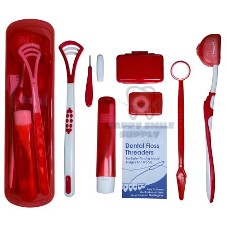 8-in-1 Ortho Kit for Braces - Dental Care Travel Set