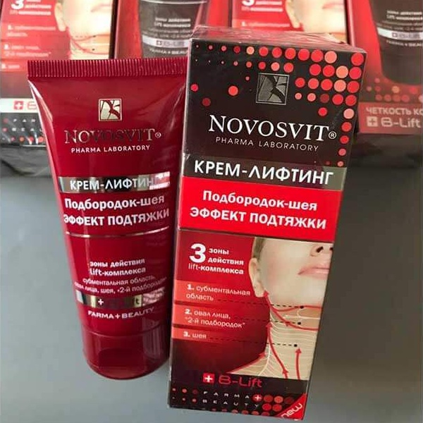 Kem massage tan mỡ vùng cổ nọng cằm Novosvit Pharma 50ml Nga - CHÂT LƯỢNG HÀNG ĐẦU, SẢN PHẨM ĐẠT CHUẨN ĐƯỢC KHÁCH HÀNG ĐÁNH GIÁ CAO, ƯA CHUỘNG TRÊN THỊ TRƯỜNG MỜI KHÁCH YÊU TRẢI NGHIỆM