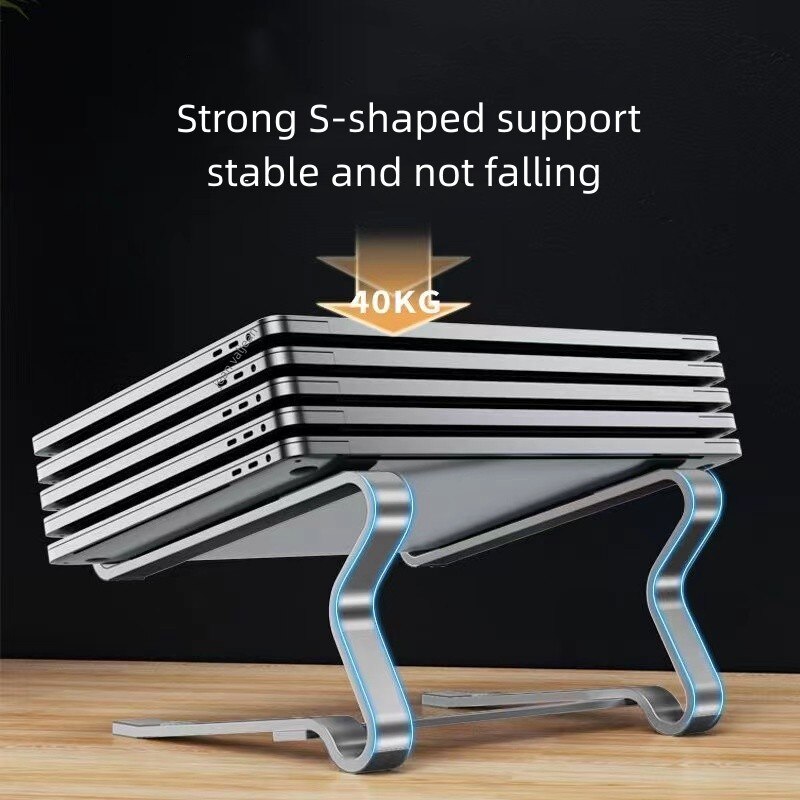 Giá máy tính xách tay bằng nhôm Xách Tay Trò Chơi Máy Tính Xách Tay Làm Mát Chủ Tương Thích Với 10-18 Inch Máy Tính Non-Slip Đối Với MacBook Lenovo Dell