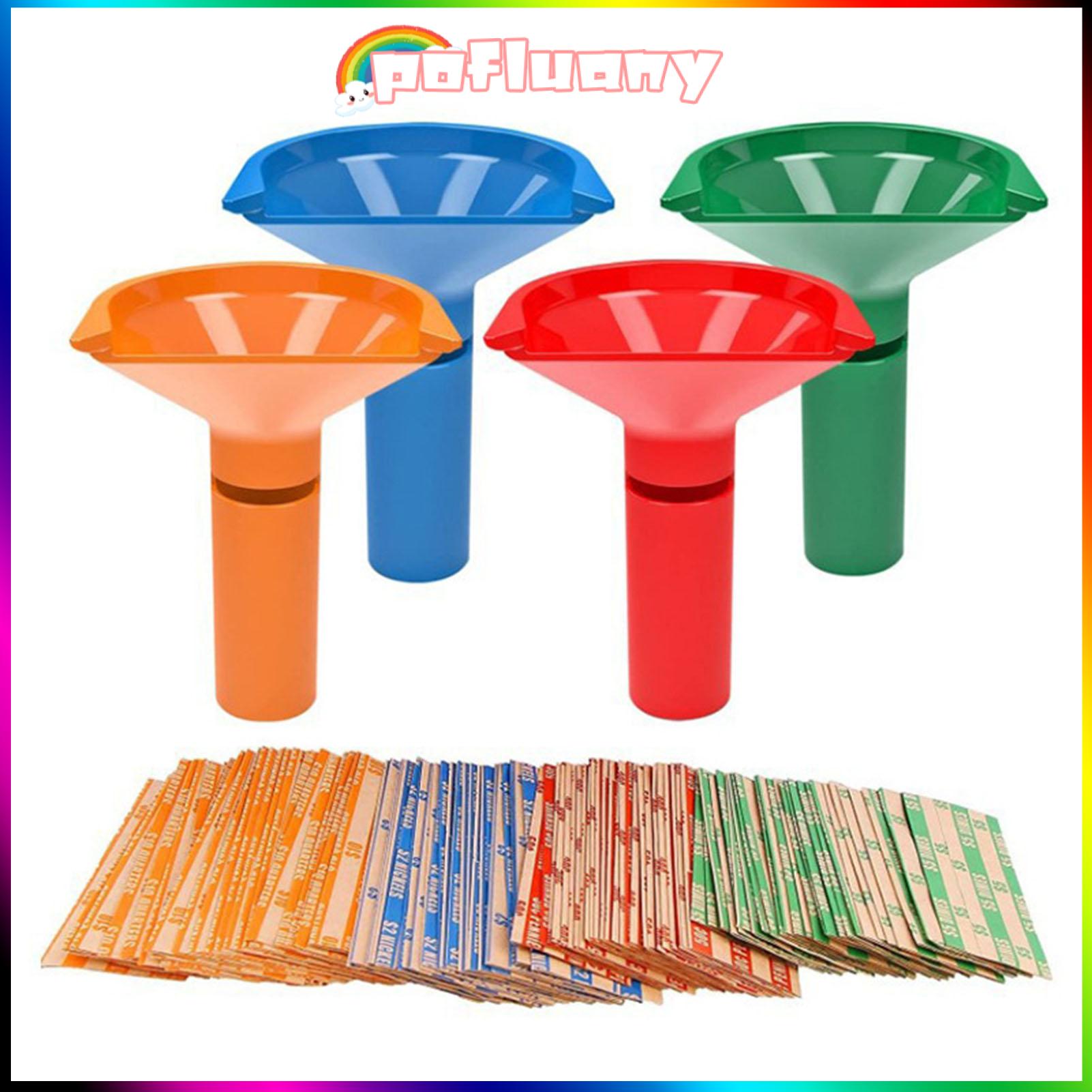 Durable Plastic Coin Sorter Portable Coin Counter and Sorter Machine with Funnel Shape and Wrappers – Easy Home Bank Coin Tube Counting for Asia ราคา 159 บาท*ส่งฟรี