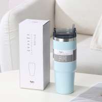 ยี่ห้อHAN เก็บความเย็น แก้วน้ำเยติ 30oz แก้วเก็บความเย็น แก้วน้ำสแตนเลส แก้วน้ำ เก็บความ้เย็นได้ดี 890ml แก้วสแตนเลส กระติกน้ำสุญญากาศ