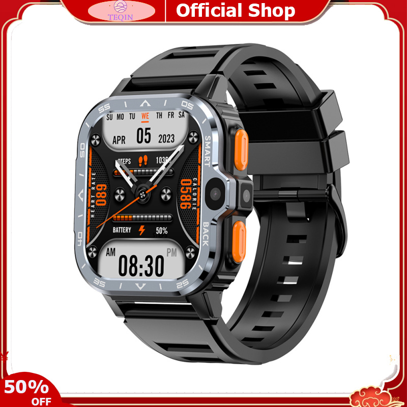 TEQIN IN stock PGD WATCH Smart Watch 2.03" Screen WIFI Video Calls Watches Compatible For Android Phones With Heart Rate Monitor ราคา 2,837 บาท*ส่งฟรี
