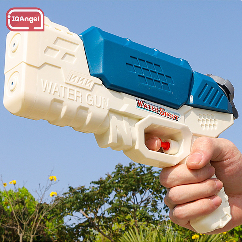 IQANGEL Children's Water Gun Double Nozzle Water Gun Water Saving Toy Children's Toy Large Capacity Non-Leaking ราคา 66 บาท*ส่งฟรี