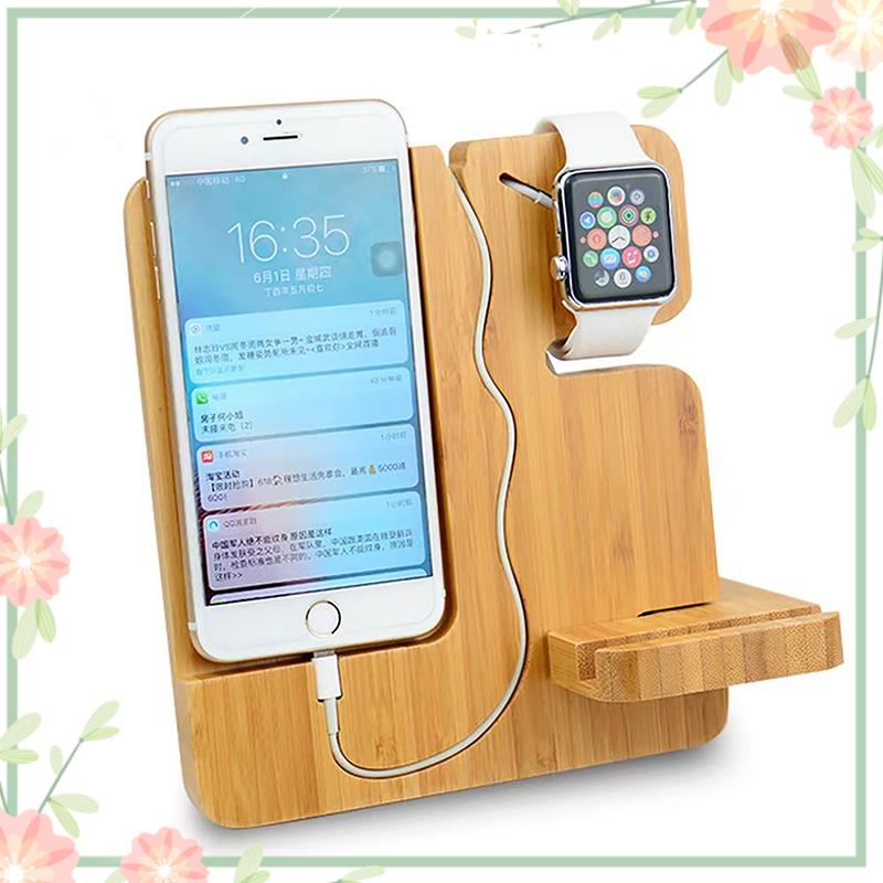 Green sea Wooden Bedside Wood Phone Docking Station Holder Wallet Stand Watch Storage Rack Valentines Multifunctional ราคา 463 บาท*ส่งฟรี