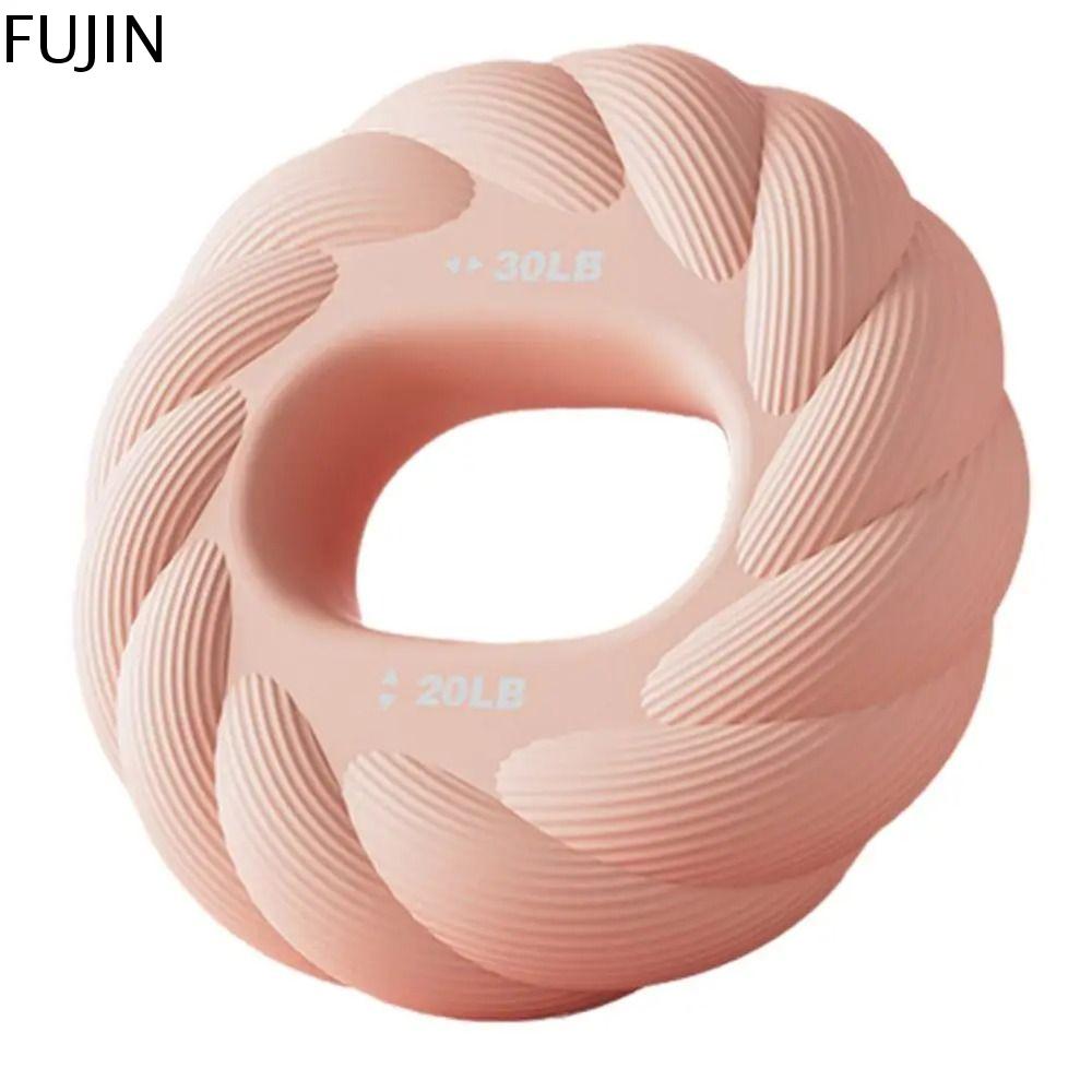 FUJIN 20-50lb Vòng tập sức mạnh tay nắm Trọng lượng gấp đôi Hình cánh hoa Dụng cụ tập sức mạnh ngón tay Vòng cao su tập thể dục Rỗng Dụng cụ tăng cường tay cầm Phụ nữ