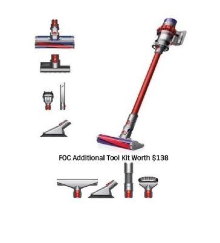 Dyson Cyclone V10 Absolute Cordfree Vacuum Cleaner + Free Additional Tool Kit Singapore