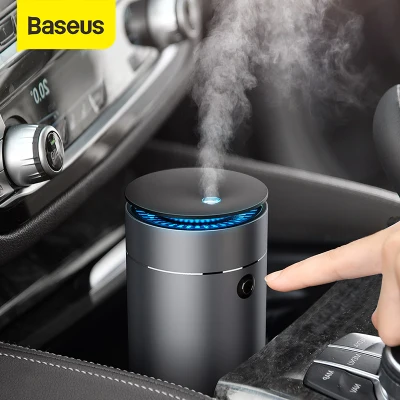 Baseus 75ml Humidifier Diffuser Car Air Purifier USB charging Mist Maker with LED Light Essential Oil Aromatherapy Diffuser for Car / Home