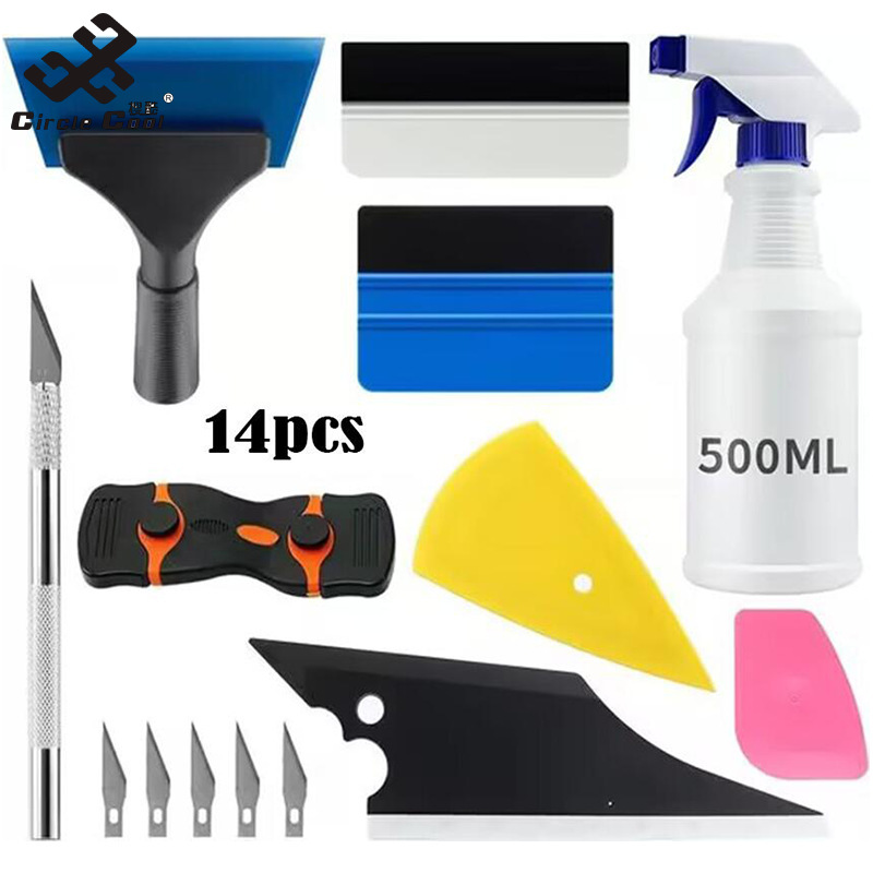 Vòng tròn xe đẹp bọc vinyl Kit Xe squeegee bình xịt cửa sổ chống chói ứng dụng công cụ bọc vinyl cài đặt Nguồn cung cấp