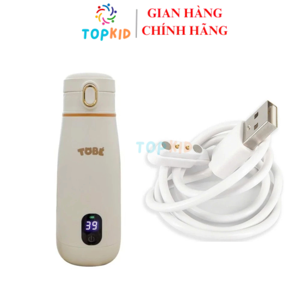 Dây sạc nam châm Bình đun nước pha sữa di động RiKi Tobé 9128, cáp sạc chuẩn theo máy