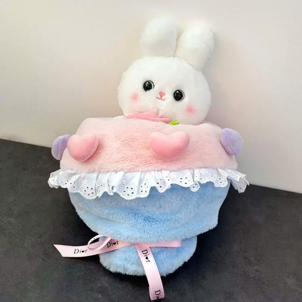 Gấu Bông Teddy Hoa Hồng Set Quà Tặng Bó Hoa Gấu Bông Lena Dâu Lotso Thỏ Cao Cấp Tặng Người Yêu 