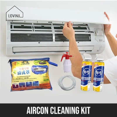 AIRCON CLEANER AIR CON CLEANING KIT Air Conditioner Cleaning Kit Tool DIY Servicing