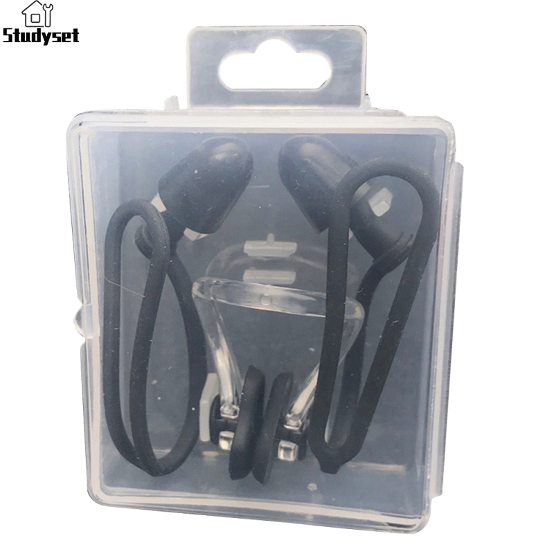 Studyset IN stock 2pcs Silicone Protective Nasal Ear Plug Anti-choking Diving Swimming Suit