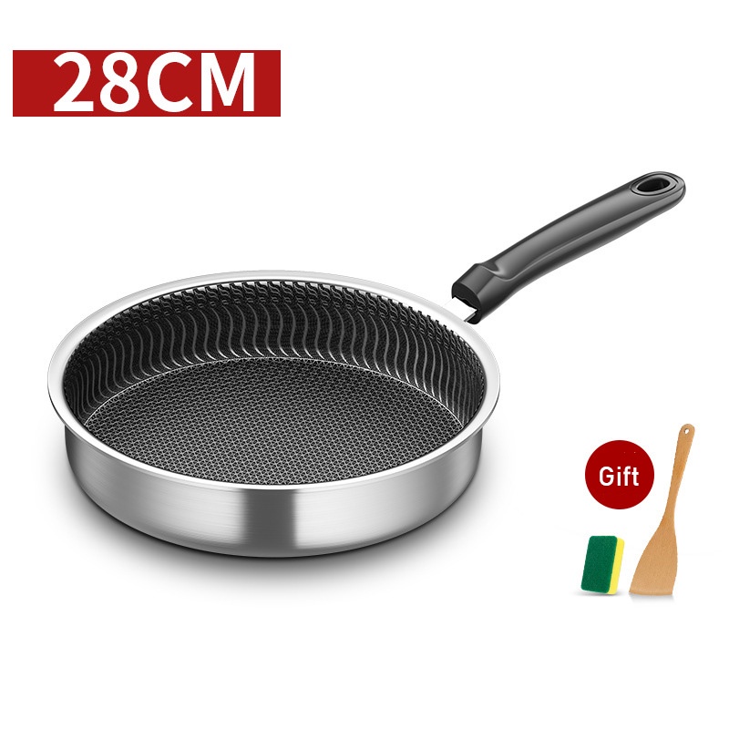 Chảo Tổ Ong Size 28cm Hàng Xuất Đức Công Nghệ Khắc Lazer Chống Dính Chống Xước Cao Cấp