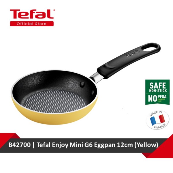 Tefal Enjoy Mini G6 Eggpan 12cm (Yellow) B42700 Singapore