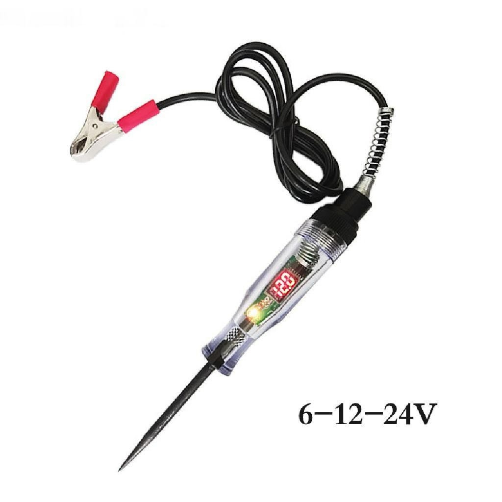 Bút thử điện kỹ thuật số kiểm tra mạch đèn xe hơi 6v 12v 24v